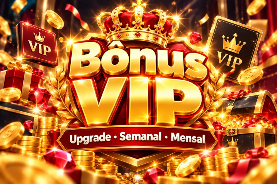 Bônus VIP: Upgrade, Semanal e Mensal no APP brlbet